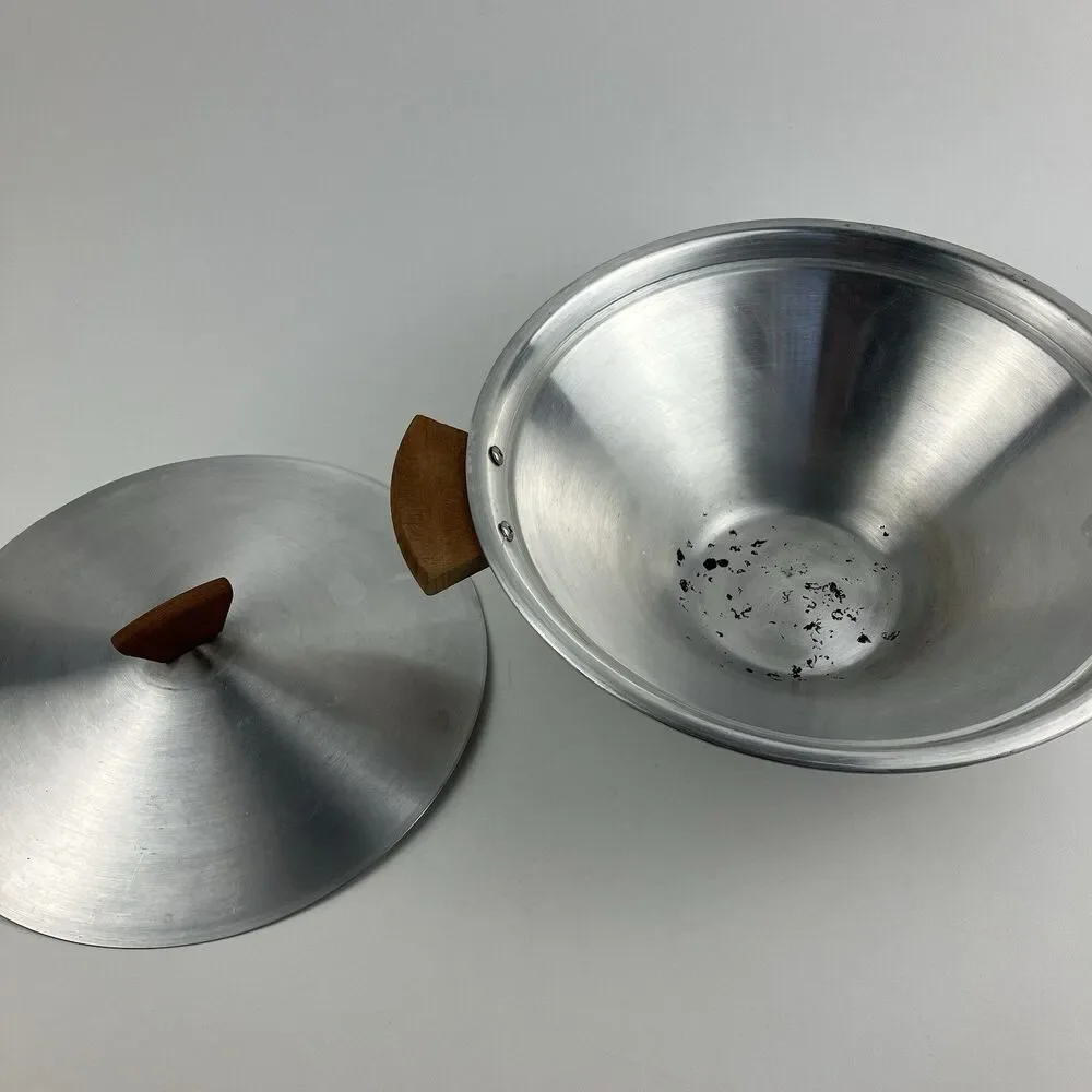 Atom Popcorn Popper Stovetop Aluminum 2.5 Quarts